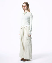 画像をギャラリービューアに読み込む, 【期間限定】カーゴ チェック ワイド パンツ｜Nora Lily elle（ノラリリーエル）
