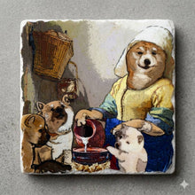 画像をギャラリービューアに読み込む, 【コースター】名画の中の柴犬達｜yoshie moriuchi ARTWORKS（ヨシエモリウチアートワークス）
