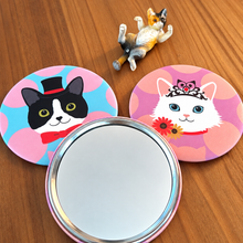 画像をギャラリービューアに読み込む, 缶ミラードット猫柄｜CapeTek（チャペテク）

