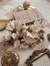 画像をギャラリービューアに読み込む, フープ型ホワイトクリスマスリース｜flowers luciole（フラワーズ　ルシオール）
