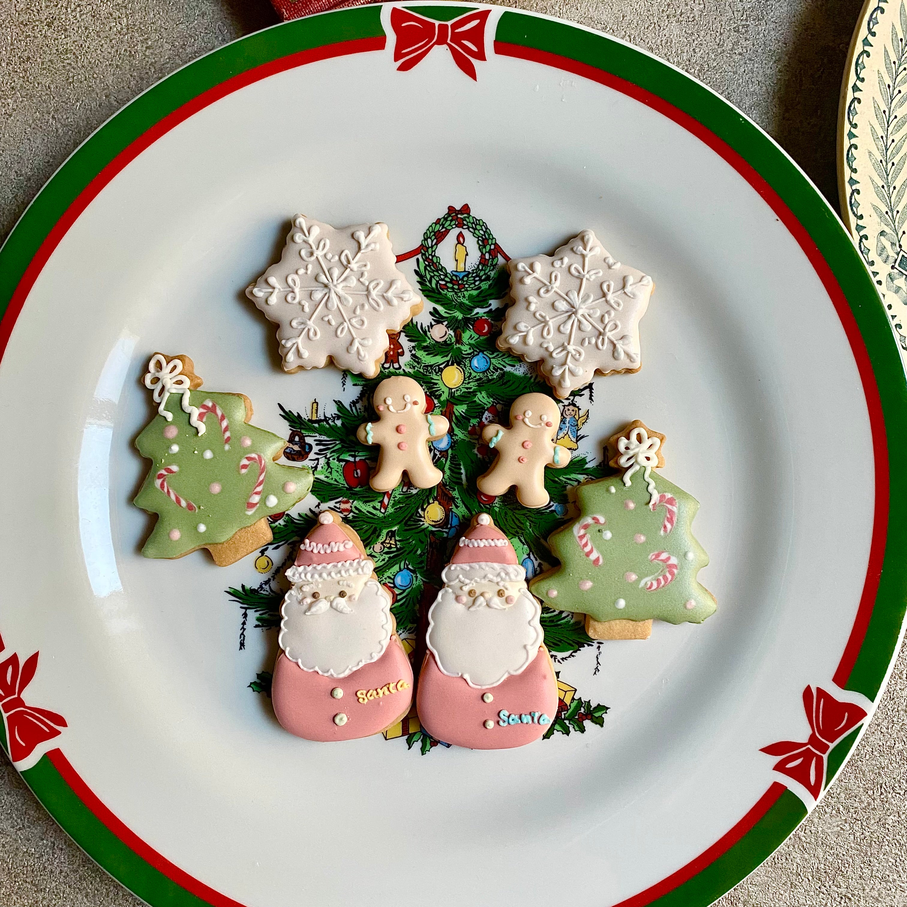 ミニスノーマンとサンタのクリスマスクッキーセット｜sumirecookies（スミレクッキーズ）