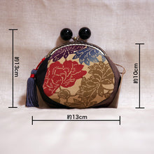 画像をギャラリービューアに読み込む, あめ玉がま口ポーチ クロ｜PlusDot＋．（プラスドット）
