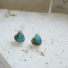 画像をギャラリービューアに読み込む, Copper amazonite heart pierce｜MARIA JEWELRY（マリアジュエリー）
