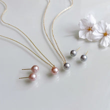 画像をギャラリービューアに読み込む, ペールブルー淡水パールピアス イヤリング｜SAKURA jewelry（サクラジュエリー）
