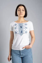 画像をギャラリービューアに読み込む, T-シャツ　・　ウクライナ刺繍入り｜Ukrainian Embroidery Wear ”Mavka”（ウクライナシシュウノアパレル　マウカ）
