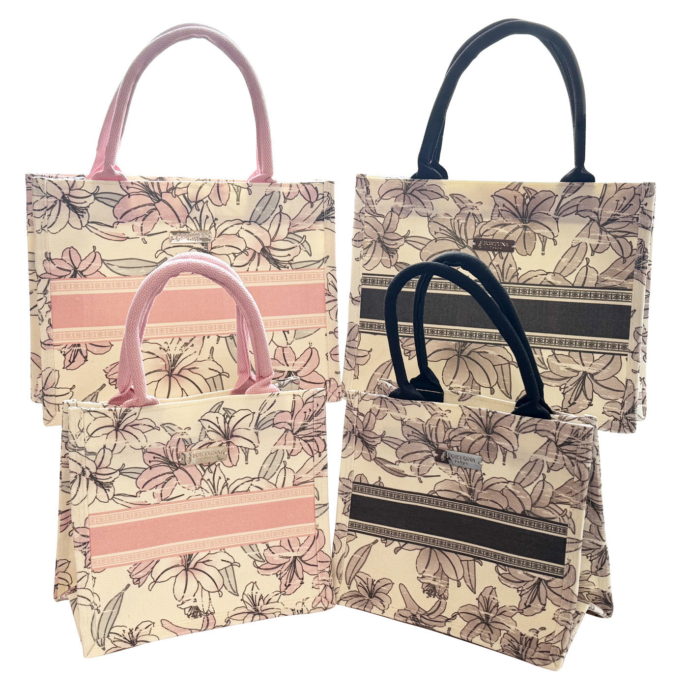 キャンバスバッグ Lily（リリー） シャビーシック｜FORTUNA Tokyo（フォーチュナトウキョウ）