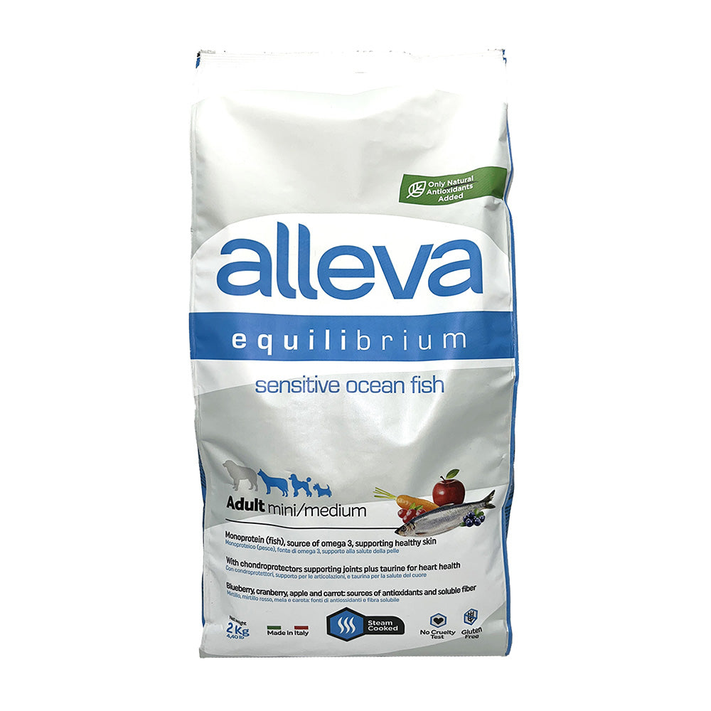 アレヴァ　エクイリブリアム　センシティブ　フィッシュ　成犬用　小粒　２ｋｇ｜アレヴァ