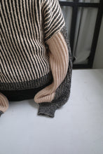 画像をギャラリービューアに読み込む, stripe zip Knit｜Mistletoe（ミソルト）
