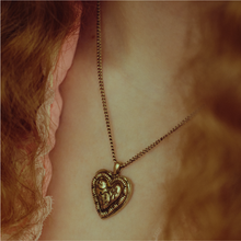 画像をギャラリービューアに読み込む, vintage heart necklace｜ANU（アヌ）
