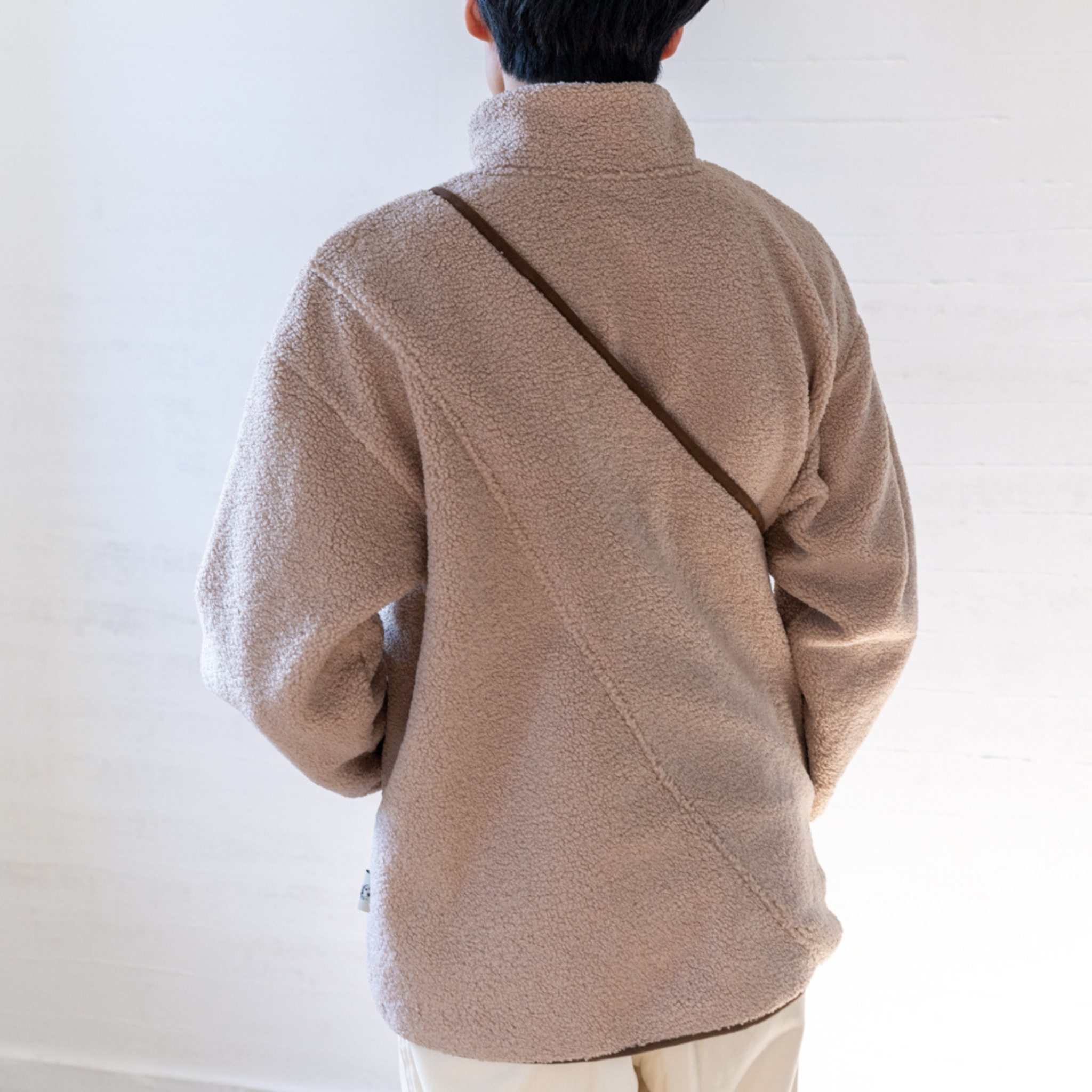 soyten fluffy half zip