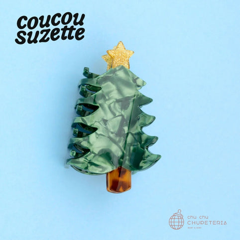 CHUPETERIA 【Coucou Suzette】Christmas Tree Hair Claw｜CHUPETERIA（チュペテリア）