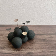 画像をギャラリービューアに読み込む, 炭団オブジェ　／　〇＋黒+ベージュ｜櫂の炭（カイノスミ）
