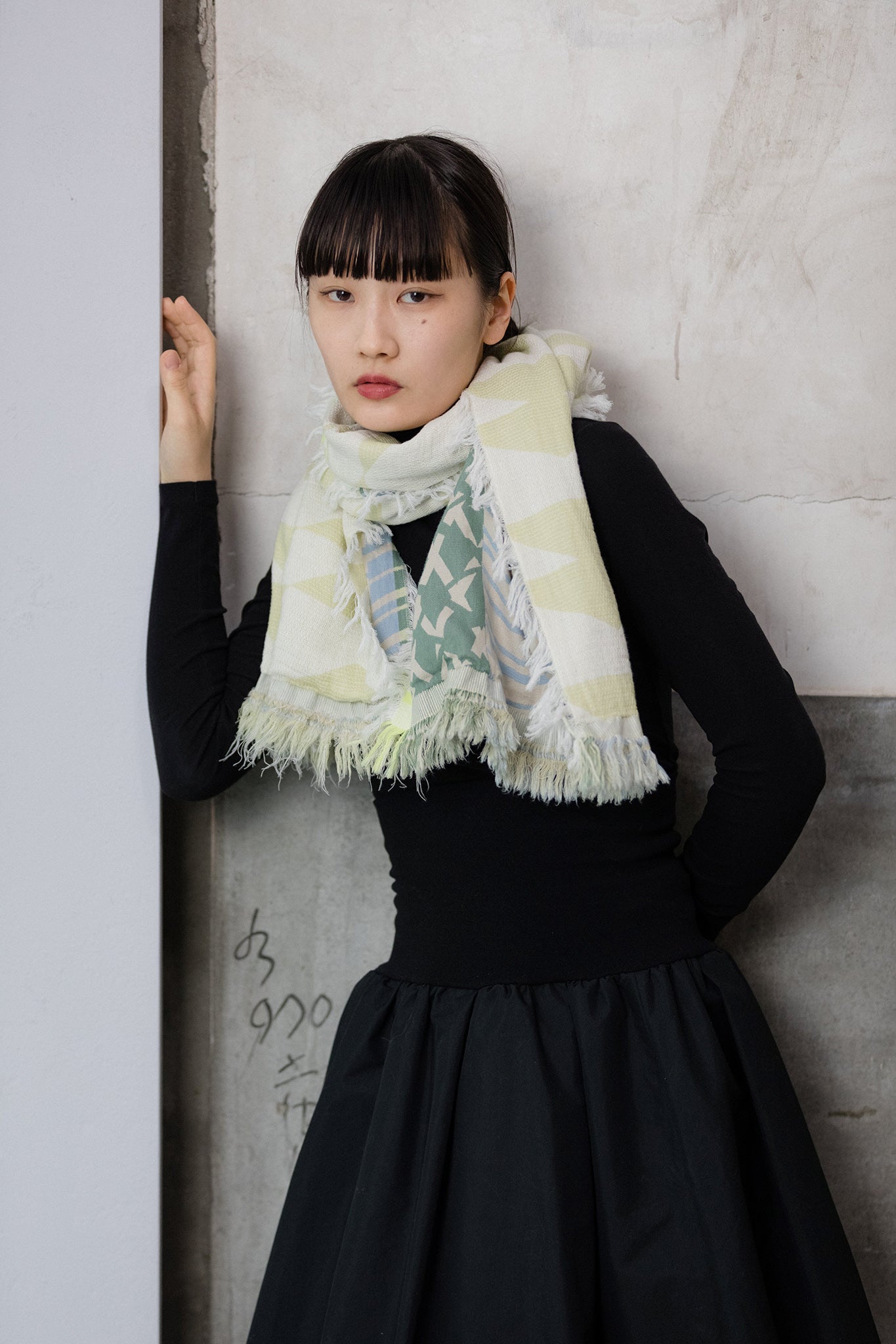 -meadow-　MOHIKANストール　col:イエロー｜POLS（ポルス）