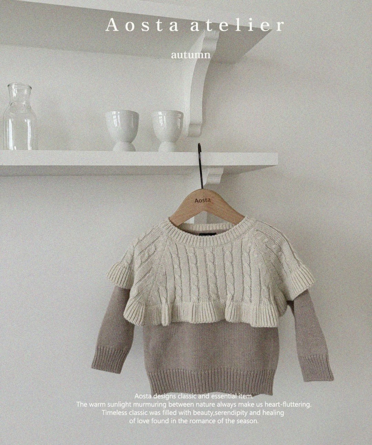 Knit cape tee｜meeen（ミーン）