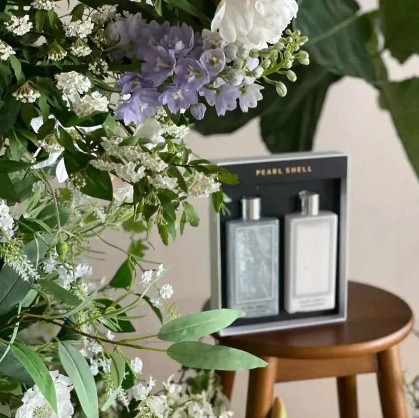 PEARLSHELL MILKYWAY BODYSOAP & SERUM セット ミルキーウェイ ボディセット (ソープ & セラム)｜Pearl Shell（パール