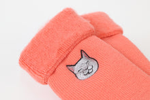 画像をギャラリービューアに読み込む, モコモコルームソックス　グレー×オレンジ｜maltamarie（マルタマリエ）
