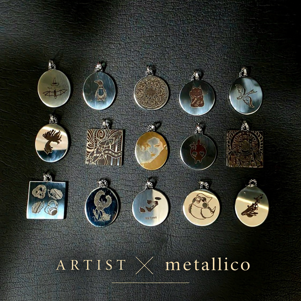 ARTIST × metallico】637art｜momo「まいにちしかく【1/30】」アート