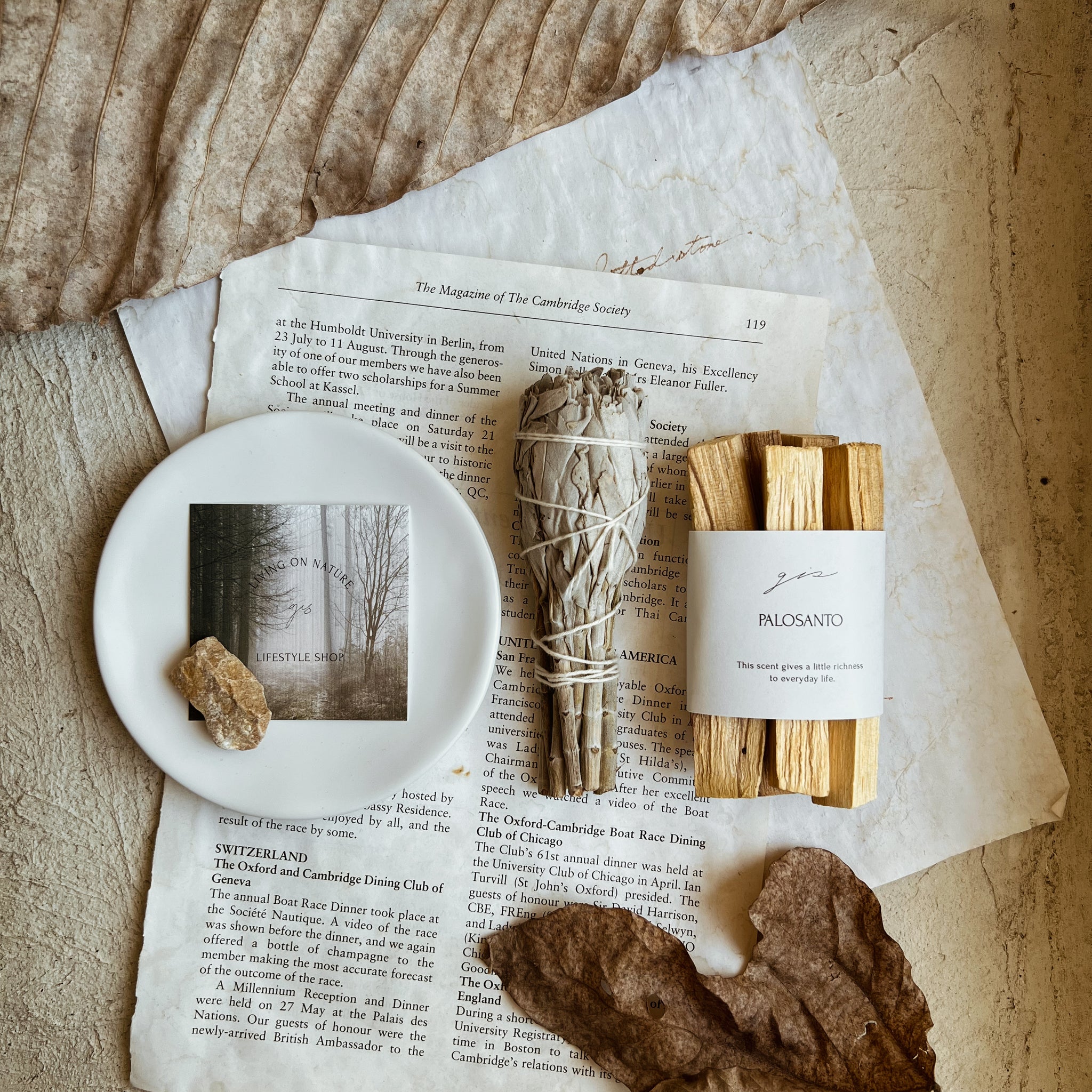 スマッジングギフトセット(ホワイトトレー)｜gis（ギス） – CHOOSEBASE