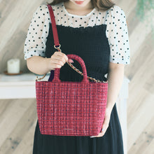 画像をギャラリービューアに読み込む, パレットリリーツイードショルダーバッグ｜fanfancy+（ファンファンシープラス）
