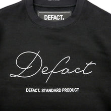 画像をギャラリービューアに読み込む, CLASSIC LOGO Sweat Crew [Black]｜DEFACT（デファクト）
