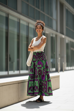 画像をギャラリービューアに読み込む, LADIES｜ティアードロングスカート　－0１｜ADEGO -African Fabric apparel- （アデゴアフリカンファブリックアパレル）
