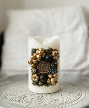 画像をギャラリービューアに読み込む, フラワーアートキャンドル スクエアエンブレムⅡ｜ciel bleu（シエルブルー）
