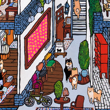 画像をギャラリービューアに読み込む, 26匹の柴犬が集まるインダストリアルな集合住宅｜yoshie moriuchi ARTWORKS（ヨシエモリウチアートワークス）
