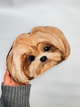 画像をギャラリービューアに読み込む, 羊毛フェルトの立体犬ポーチ ｜垂れ耳ワンコ・たろじろ
