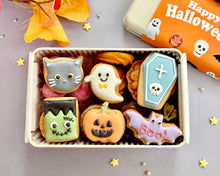 画像をギャラリービューアに読み込む, ハロウィンミニアイシングクッキー缶｜にじいろクッキー
