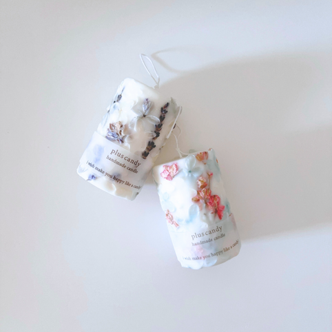 pluscandy dried flower candle ｜pluscandy（プラスキャンディ）