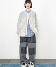 画像をギャラリービューアに読み込む, 【期間限定】シャドウメッシュ クルーネック ジップブルゾン｜Nora Lily（ノラリリー）
