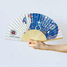 画像をギャラリービューアに読み込む, 扇子【夢見紋】坂川ひかりデザイン 同柄収納袋・化粧箱入｜KUTANI×KIMONO（クタニキモノ）
