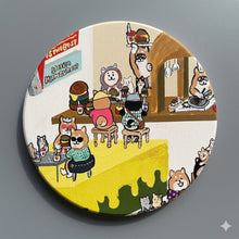 画像をギャラリービューアに読み込む, 【コースター】シリコンバレーの柴犬達｜yoshie moriuchi ARTWORKS（ヨシエモリウチアートワークス）
