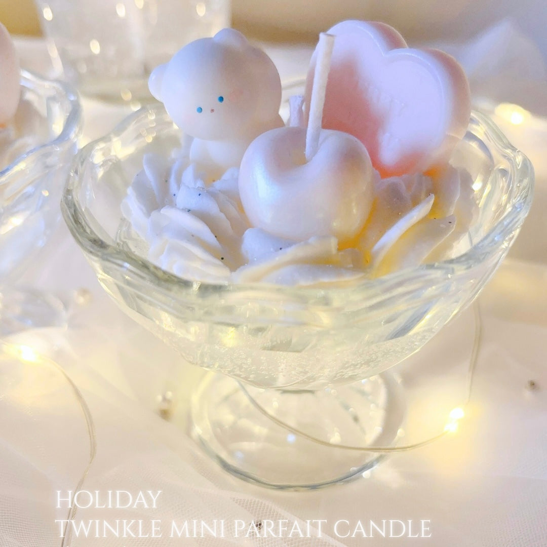 holiday twinkle mini parfait candle｜pluscandy（プラスキャンディ）