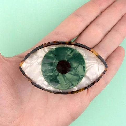 CHUPETERIA 【Coucou Suzette】Eye Hair Claw - Green｜CHUPETERIA（チュペテリア）