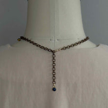 画像をギャラリービューアに読み込む, 【ネックレス】静寂のブルーが導く、冬のモードスタイルネックレス｜ERIKOART（エリコアート）
