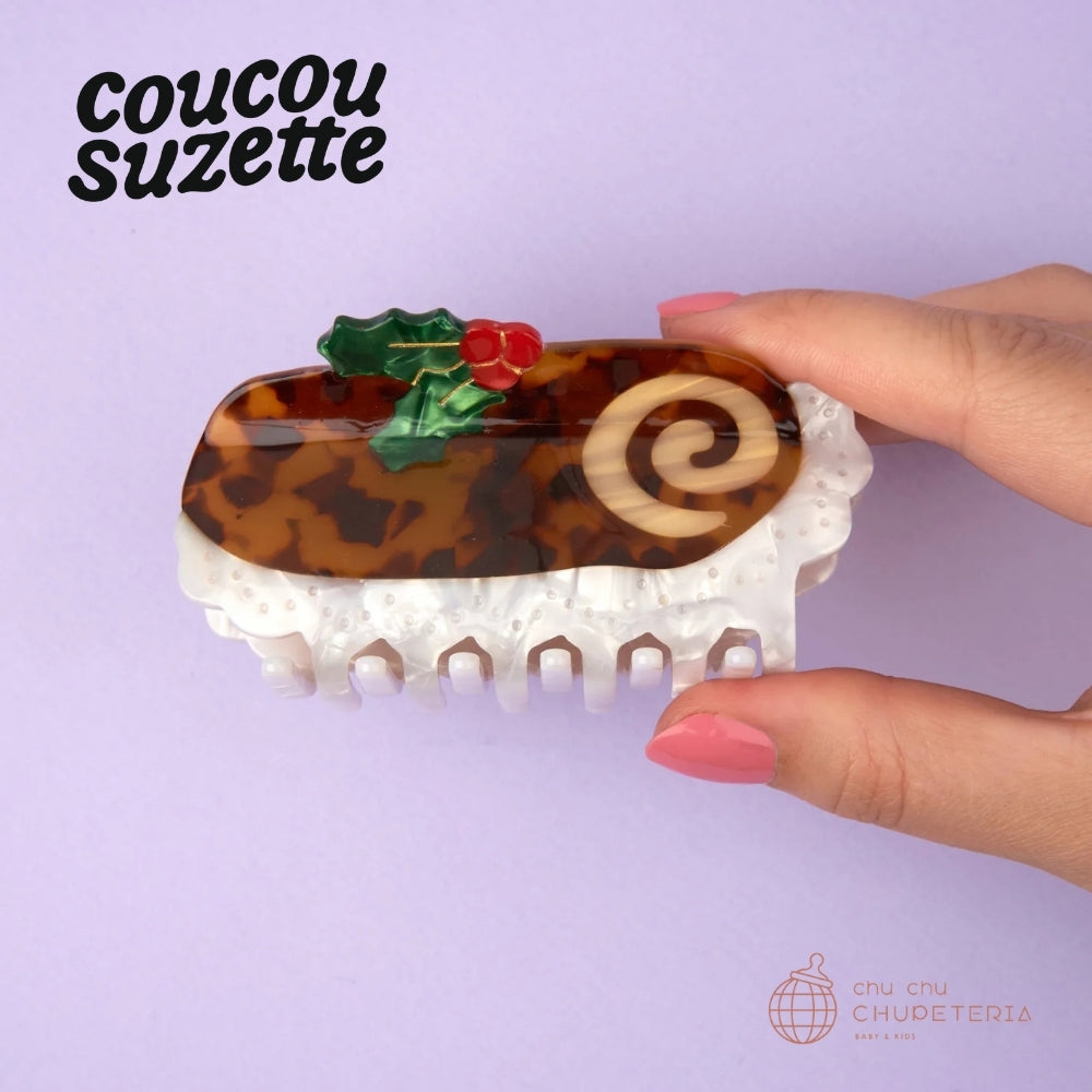 【Coucou Suzette】Christmas Log Cake Hair Claw｜CHUPETERIA（チュペテリア）