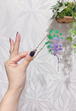画像をギャラリービューアに読み込む, 透ける藤の花の簪｜ハピネスウェーブ
