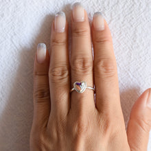 画像をギャラリービューアに読み込む, Purple copper heart turquoise ring / Sunset 13号｜MARIA JEWELRY（マリアジュエリー）
