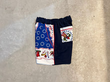 画像をギャラリービューアに読み込む, Short rough pants(bandana×navy)-ショートラフパンツ-｜colorple（カラプル）
