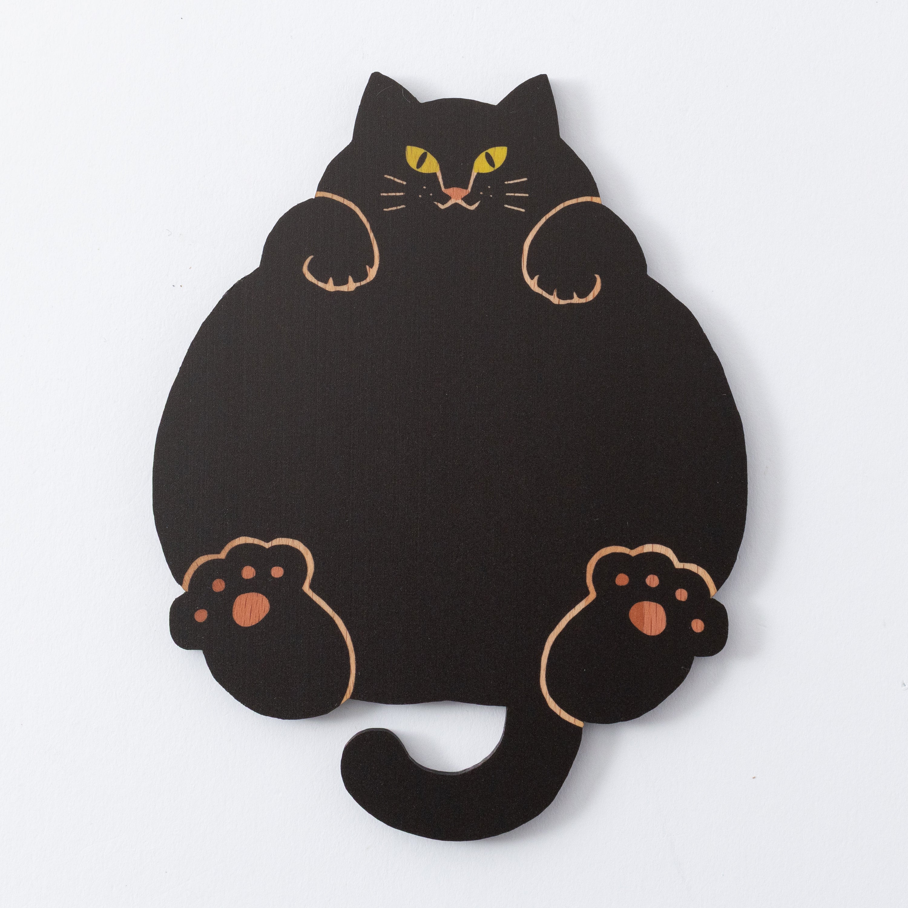 猫雑貨・木製プレート＆コースター【ねこまみれ　腹見せのあにゃん】｜Ten&O