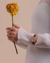 画像をギャラリービューアに読み込む, SHIKI BOUQUET 紅葉 ROSE GOLD BROWN LEATHER｜MATOW（マトウ）
