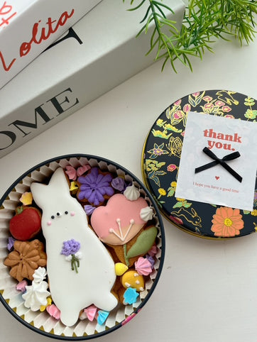 CoHaRe.S うさぎの華やかクッキー缶