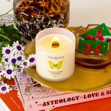 画像をギャラリービューアに読み込む, 【ウッド芯】第３チャクラキャンドル【SOLAR PLEXUS】｜eight（エイト）
