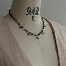 画像をギャラリービューアに読み込む, 【ネックレス】静寂のブルーが導く、冬のモードスタイルネックレス｜ERIKOART（エリコアート）
