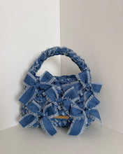 画像をギャラリービューアに読み込む, new denim ribbon bag｜ittoo（イットトゥー）
