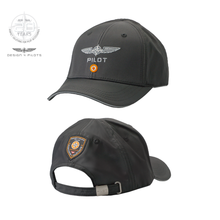 画像をギャラリービューアに読み込む, DESIGN 4 PILOTS Pilot Caps Black パイロット キャンプ 帽子｜Skyart JAPAN（スカイアートジャパン）
