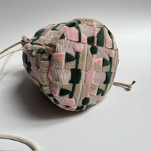 画像をギャラリービューアに読み込む, 【金華山織物】丸底巾着ミニショルダー幾何学｜coccole（コッコレ）｜coccole（コッコレ）
