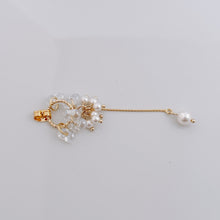 画像をギャラリービューアに読み込む, 三恋花（サンコイバナ）｜ピアス、イヤリング｜ピンク、ブルー｜2way｜c.momoka（シーモモカ）
