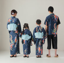 画像をギャラリービューアに読み込む, キッズ浴衣・帯セット【鳳凰】山崎大輝デザイン｜KUTANI×KIMONO（クタニキモノ）
